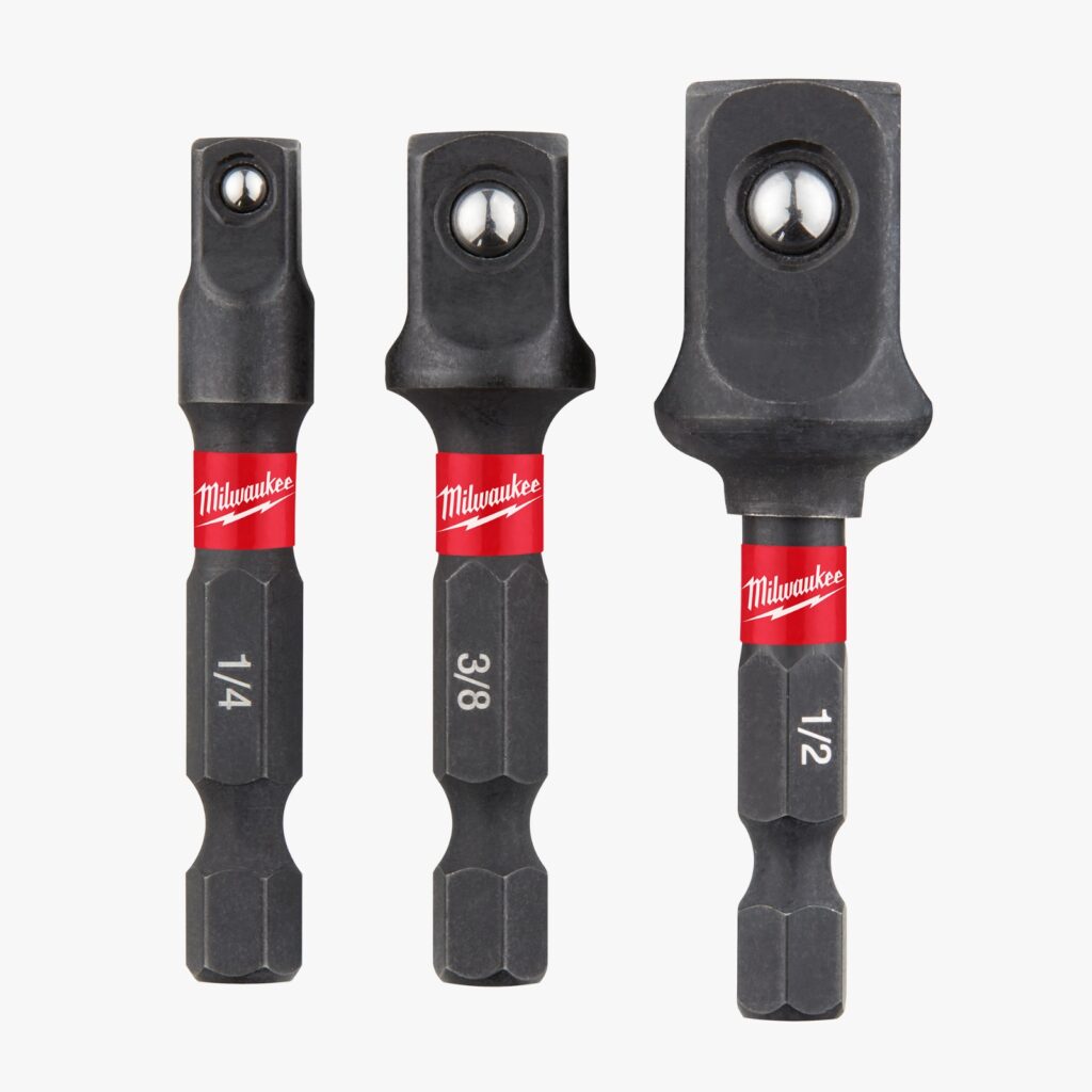 Punta HEX para llave de impacto x 3 (1/4″ 3/8″ 1/2″)